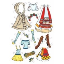 Книга 9.Одягни ляльку (рожева)