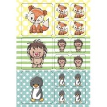 Наліпки. Наліпки для дитячого садка. Книга 1