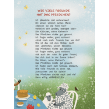 Сколько друзей у лошадки? Wie viele Freunde hat das Pferdchen?