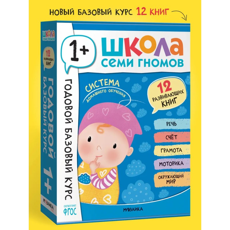 Школа Семи Гномов. Годовой базовый курс. Комплект 1+