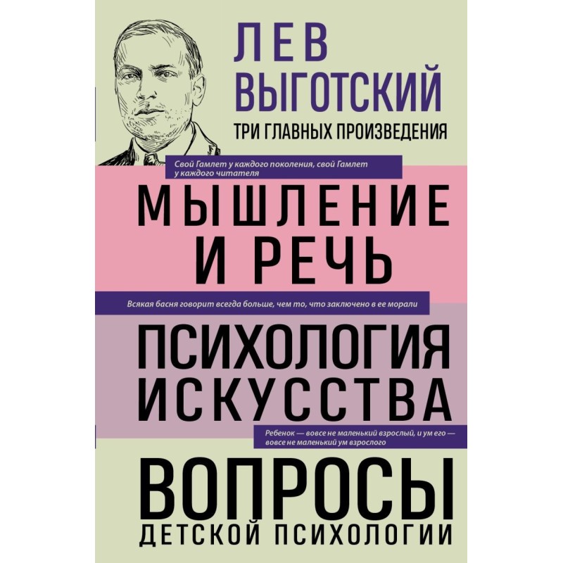 Лев Выготский. Мышление и речь. Психология искусства. Вопросы детской психологии