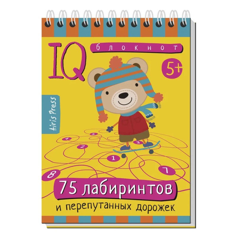 Умный блокнот. 75 лабиринтов 5+