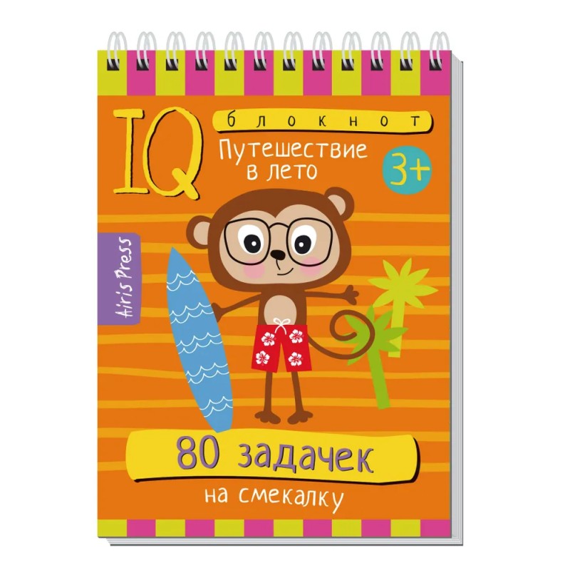 Умный блокнот. 80 задачек на смекалку. Путешествие в лето 3+ Умный блокнот. 80 задачек на смекалку. Путешествие в лето 3+