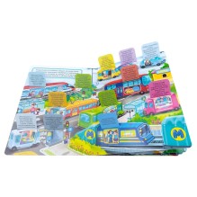 Малыши открывают мир. Транспорт. Книжка с окошками.