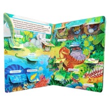 Малыши открывают мир. Динозавры.Книжка с окошками.