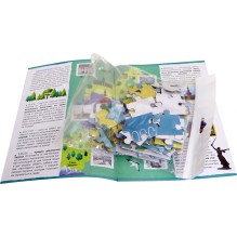 Обучающий набор «Путешествие по России», мини-энциклопедия и пазл, 88 элементов