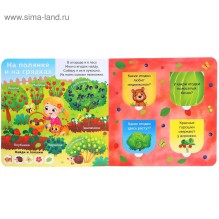 Первые окошки "В лесу, саду и огороде"