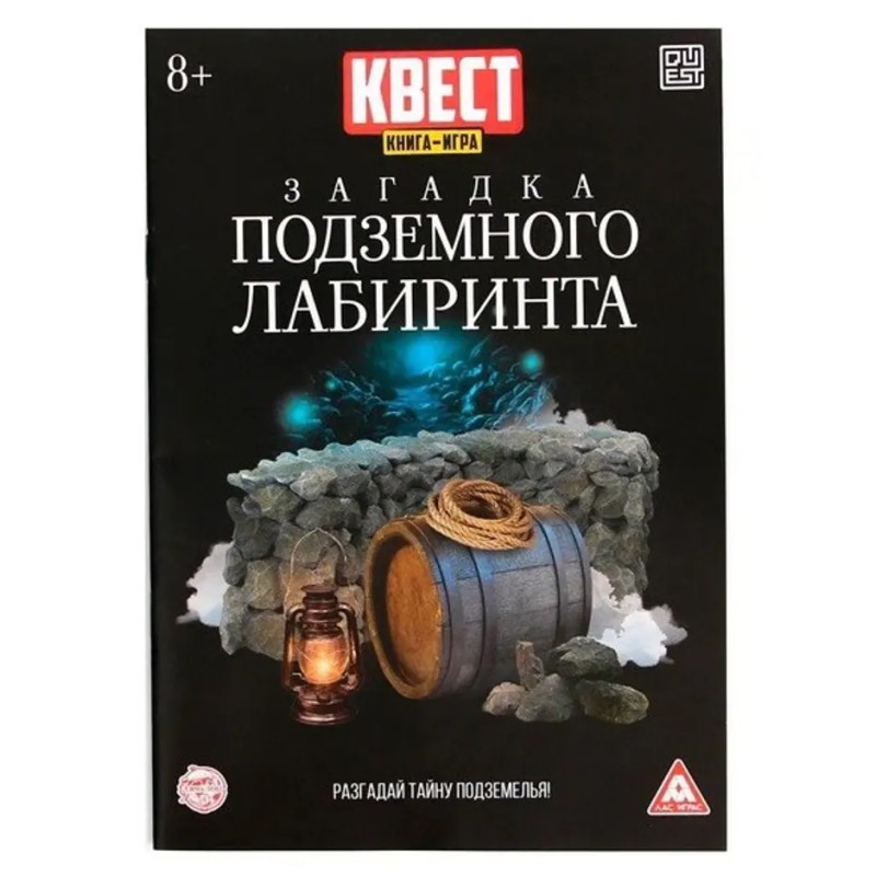 Книга-квест, "Загадка подземного лабиринта"