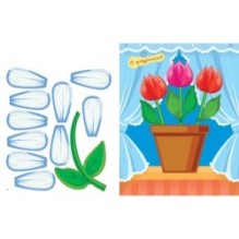 Объёмные аппликации из бумаги. Прелестные цветы