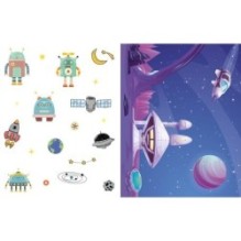 Объёмные игрушки из бумаги. Космические роботы