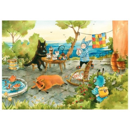 Кот и мурлик. Незваный гость