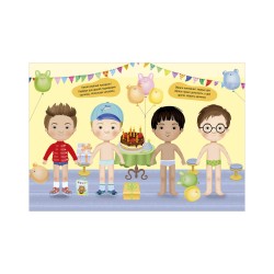 Книга-игра с наклейками. Наряди куколку. Веселые друзья