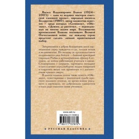 Сотников. Обелиск