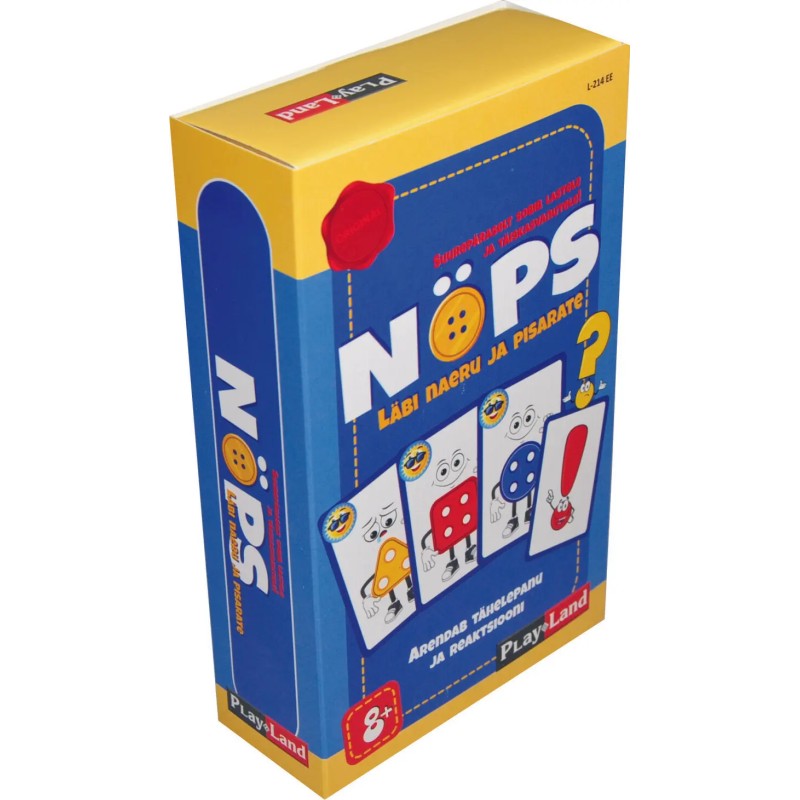 Настольная игра. NÖPS. Läbi naeru ja pisarate (еst) 8+ Настольная игра. NÖPS. Läbi naeru ja pisarate (еst) 8+