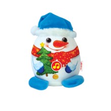 Новогодние плюшики "Снеговичок"