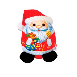 Новогодние плюшики "Дед мороз"