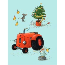 Маленький красный Трактор и новогодняя елка