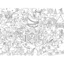 Сказки. Раскраска-плакат