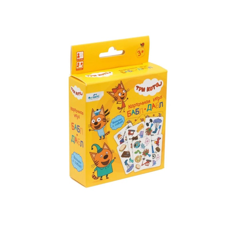 Три кота. Карточная игра Бабл-дабл