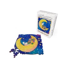 Фигурные деревянные пазлы. Лунный кролик