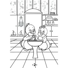 Настольная развивающая карточная игра "Пингвинята Соня и Панду идут в детский сад"