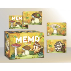 Мемо Грибы. 50 карточек