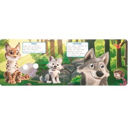 Книжка с глазками для малышей "Животные леса"