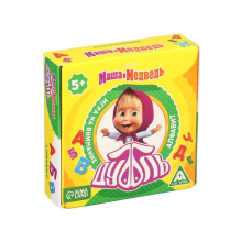 Настольная игра на внимание "Дуббль. Алфавит", Маша и Медведь