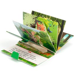 Лесные животные. Книжка-панорамка.