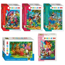 Пазл 54 детали. Любимые герои