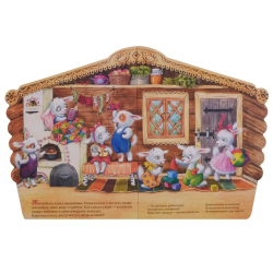 Книжки с вырубкой. Волк и козлята