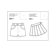 Раскраска с наклейками. Летняя одежда.