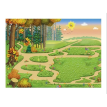 Игра с волшебными наклейками "Три поросенка"