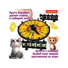 Развивающая настольная игра "ЗВЕРИНЫЙ ПОЕДИНОК" Bondibon