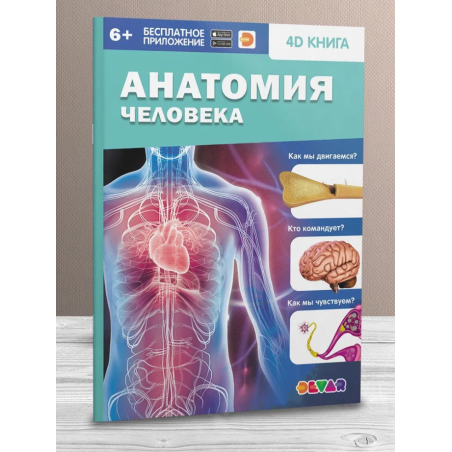 Анатомия человека. 4D книга с дополненной реальностью