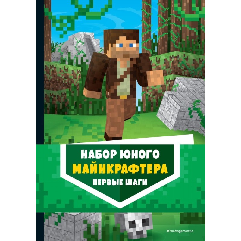 Комплект из 3-х книг. Набор юного майнкрафтера. Первые шаги