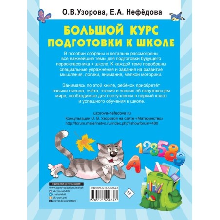 Большой курс подготовки к школе
