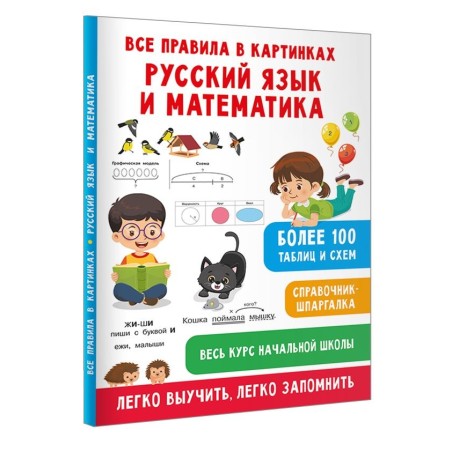 Все правила в картинках. Русский язык и математика