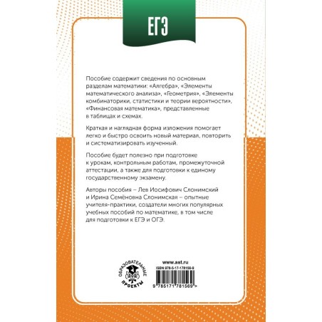 ЕГЭ. Математика в инфографике