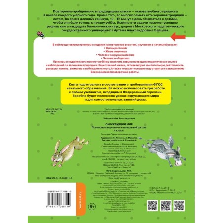 Окружающий мир. Повторяем изученное в начальной школе. 4 класс