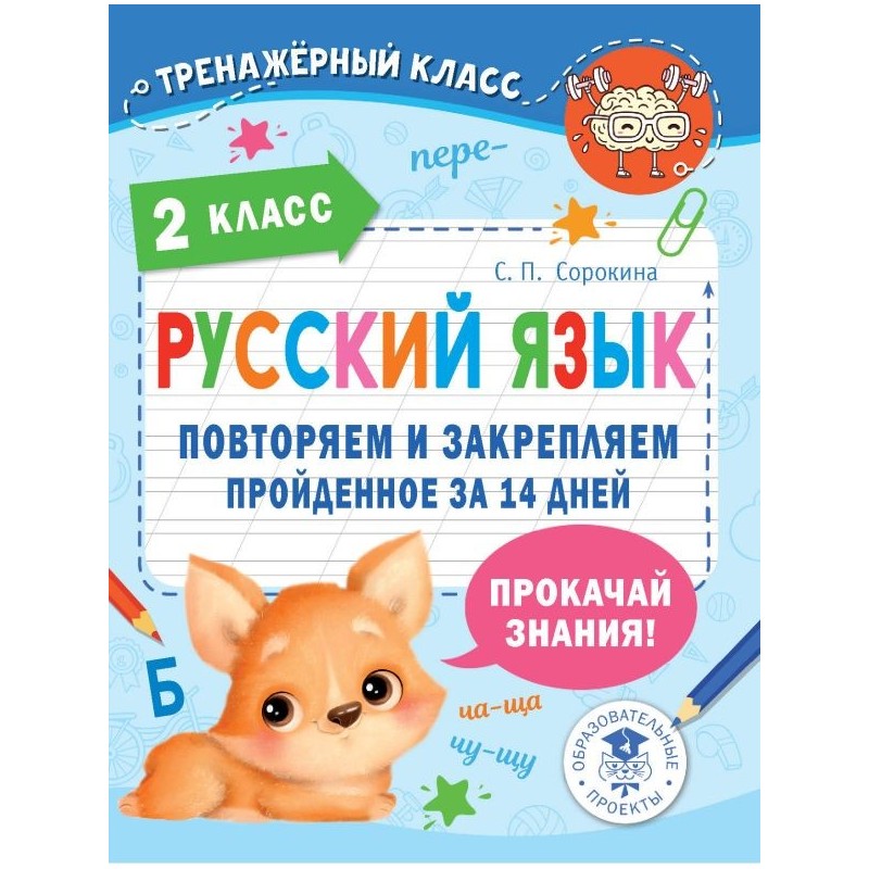 Русский язык. Повторяем и закрепляем пройденное в 2 классе за 14 дней