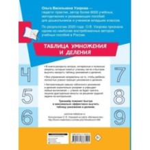 Таблица умножения и деления