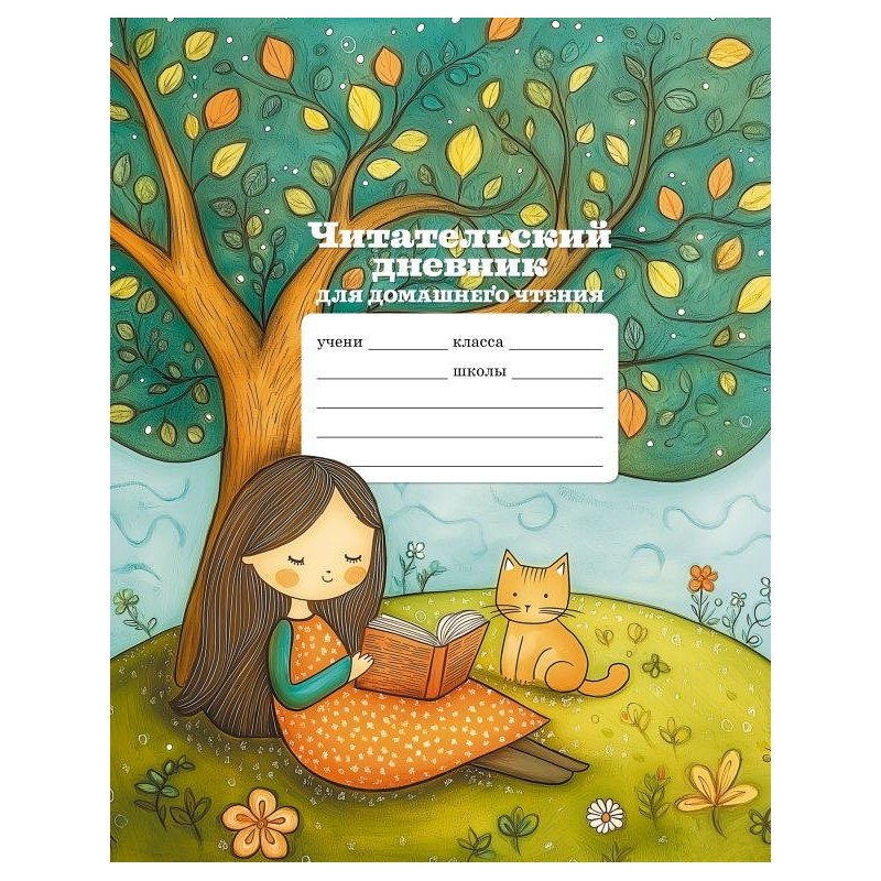 Читательский дневник школьника для домашнего чтения