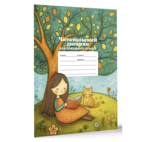 Читательский дневник школьника для домашнего чтения