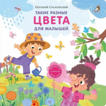 Книжки - картонки (бол). Такие разные цвета для малышей