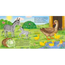 Книжки - картонки. Загадки - рифмы. Мамы и малыши. Домашние животные