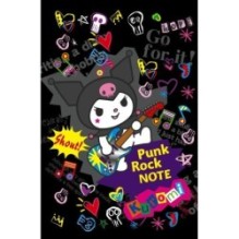 Kuromi. Punk Rock Note