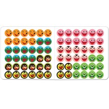 Добрые наклейки. Улыбнись розовой лягушке