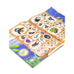 Книжка с наклейками. Найди и покажи. Светлячки, муравьишки, паучки