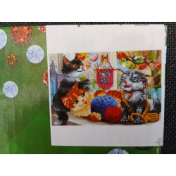 Алмазная мозаика на картоне (уцененная)